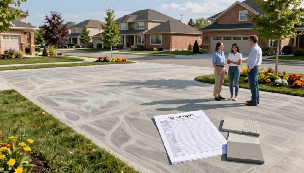 concrete driveway cost Brampton
